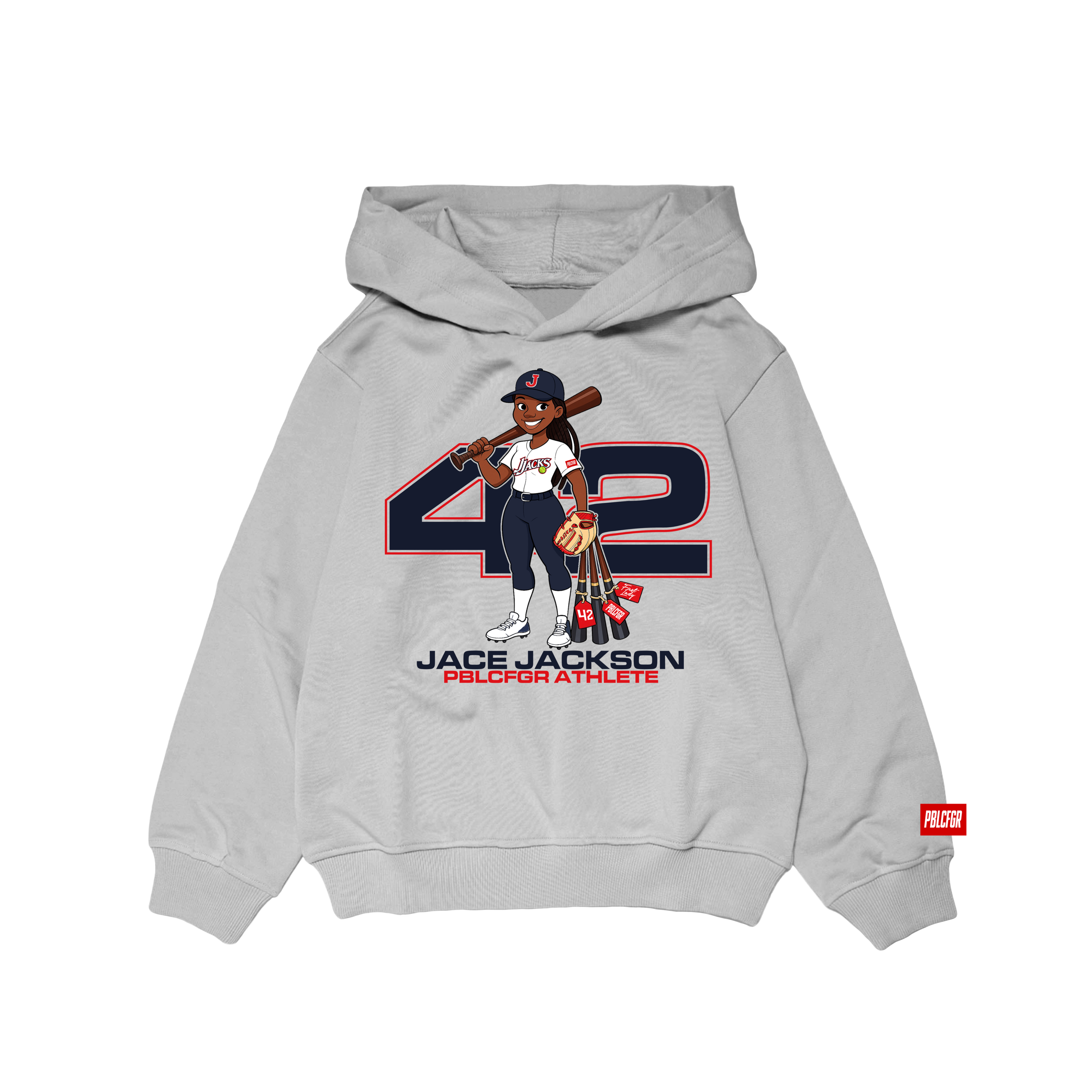 JJACKS CARTOON HOODIE (PBLCFGR ATHLETE)